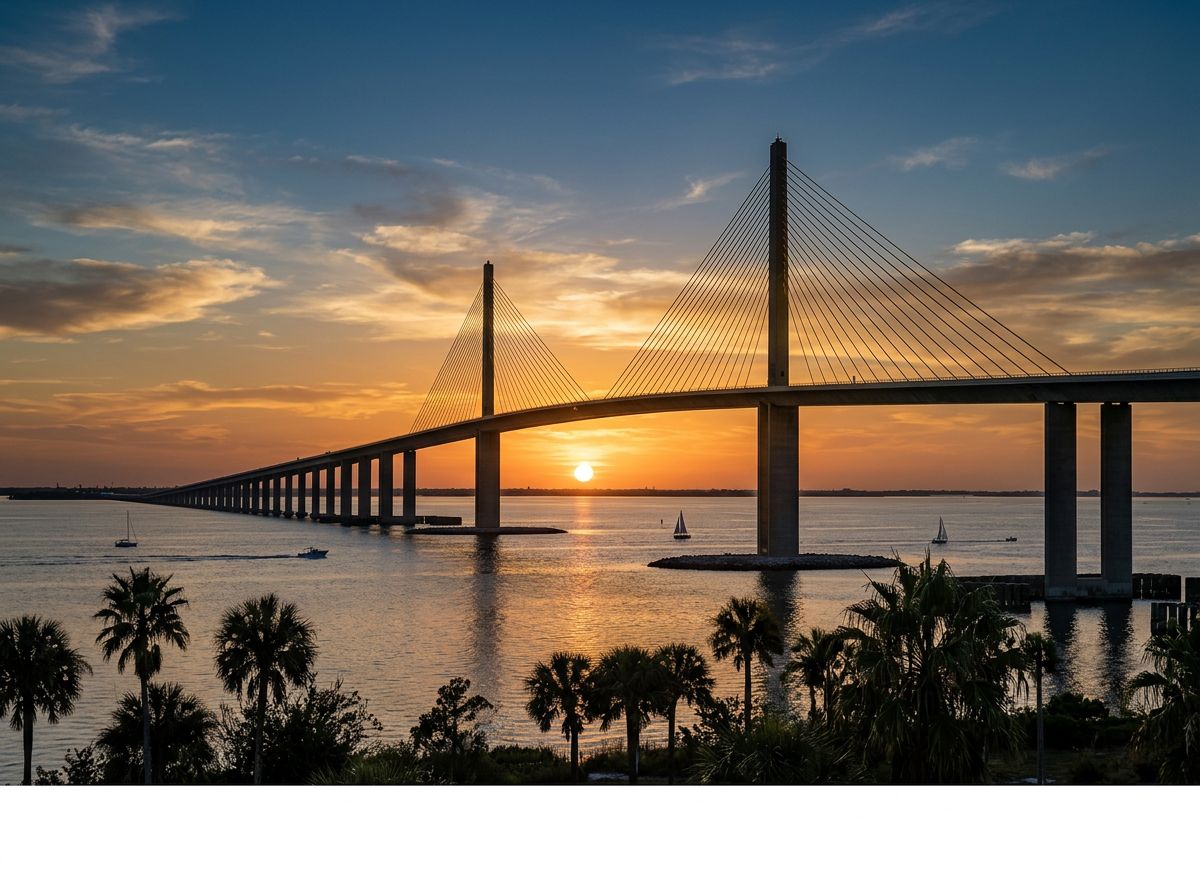 Tampa Bay landmark at sunset - the city HomeProp has called home for thirty years